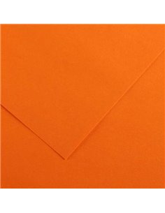 Paquet de 25 papiers cartonnés Canson Guarro Iris, 185 g - 50 x 65 cm - Orange