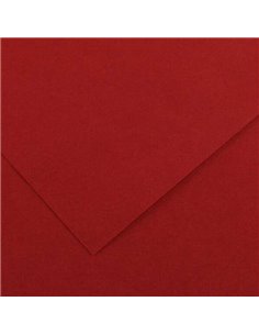 Lot de 25 papiers cartonnés Canson Guarro Iris, 185 g - 50 x 65 cm - Couleur grenat