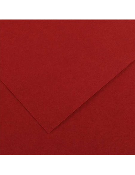 Lot de 25 papiers cartonnés Canson Guarro Iris, 185 g - 50 x 65 cm - Couleur grenat