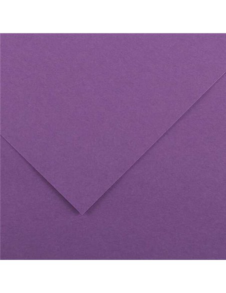 Paquet de 25 papiers cartonnés Canson Guarro Iris 185 g - 50 x 65 cm - Couleur violette