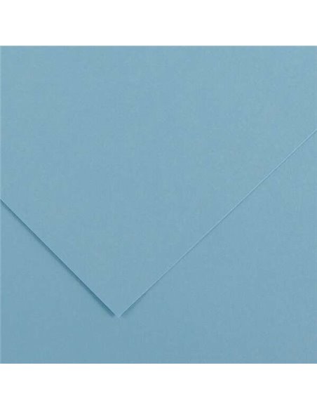 Paquet de 25 papiers cartonnés Canson Guarro Iris, 185 g - 50 x 65 cm - Bleu ciel