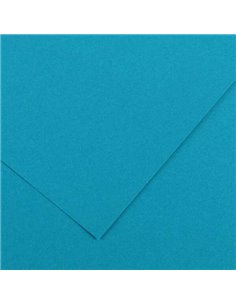 Paquet de 25 papiers cartonnés Canson Guarro Iris, 185 g - 50 x 65 cm - Bleu Maldives