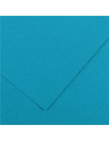 Paquet de 25 papiers cartonnés Canson Guarro Iris, 185 g - 50 x 65 cm - Bleu Maldives
