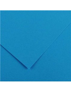 Lot de 25 papiers cartonnés Canson Guarro Iris 185 g - 50 x 65 cm - Bleu Mer