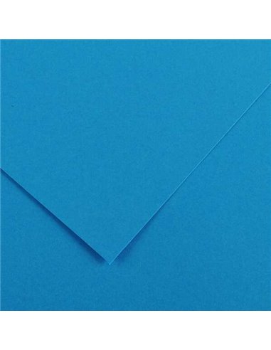 Lot de 25 papiers cartonnés Canson Guarro Iris 185 g - 50 x 65 cm - Bleu Mer