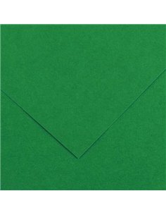 Paquet de 25 papiers cartonnés Canson Guarro Iris, 185 g - 50 x 65 cm - Vert sapin
