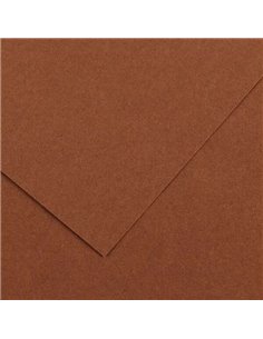 Lot de 25 papiers cartonnés Canson Guarro Iris, 185 g - 50 x 65 cm - Couleur chocolat