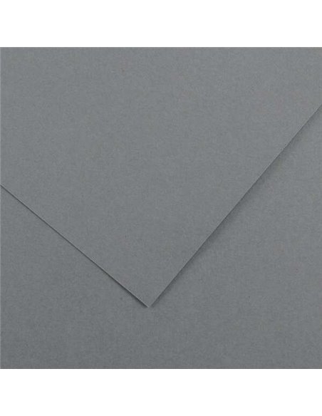 Paquet de 25 papiers cartonnés Canson Guarro Iris, 185 g - 50 x 65 cm - Gris plomb