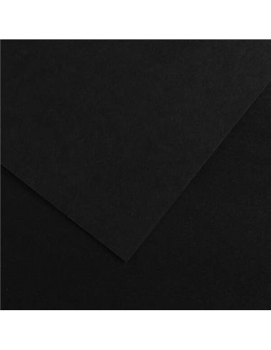 Paquet de 25 papiers cartonnés Canson Guarro Iris, 185 g - 50 x 65 cm - Noir