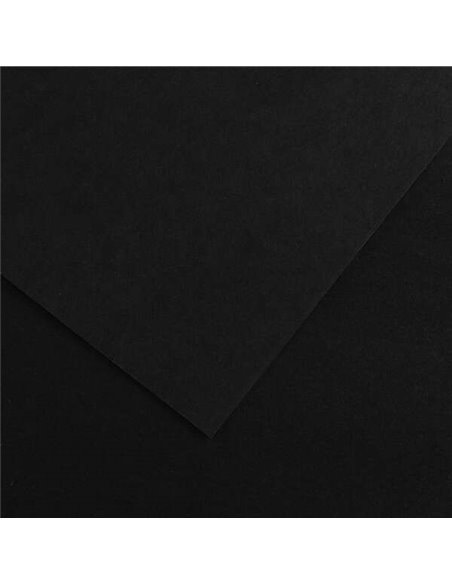Paquet de 25 papiers cartonnés Canson Guarro Iris, 185 g - 50 x 65 cm - Noir
