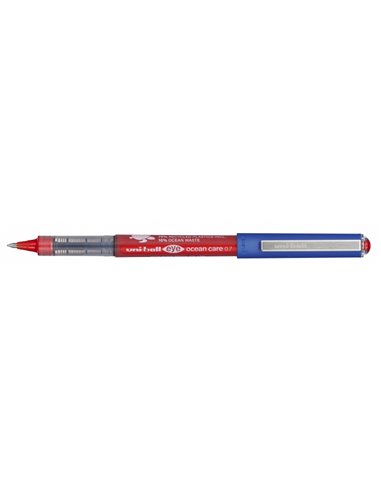Stylo à encre liquide Uni-ball Eye Ocean Care UB-157ROP - Pointe à bille 0,7 mm - Course 0,5 mm - Encre résistante à l'eau et à 