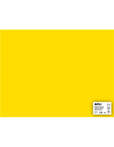 Carton jaune Apli 50 x 65 cm 170 g 25 feuilles