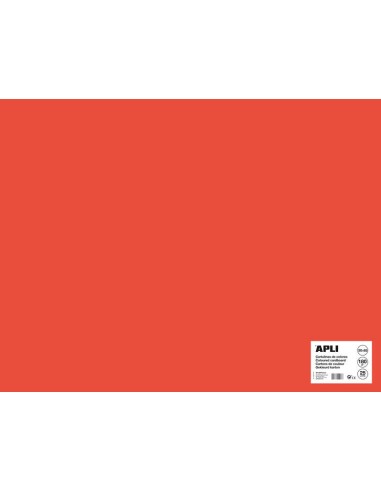 Carton rouge Apli 50 x 65 cm 170 g 25 feuilles