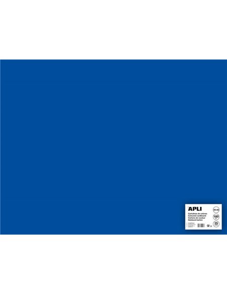 Papier cartonné Apli bleu foncé 50 x 65 cm 170 g 25 feuilles