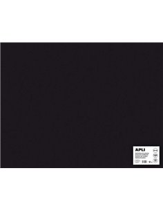 Papier cartonné noir Apli 50 x 65 cm 170 g 25 feuilles