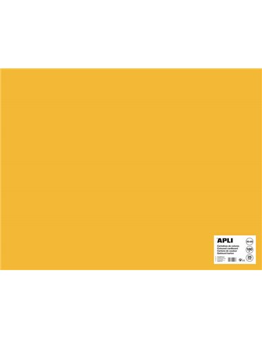 Papier cartonné Apli Gold jaune 50 x 65 mm 170 g 25 feuilles