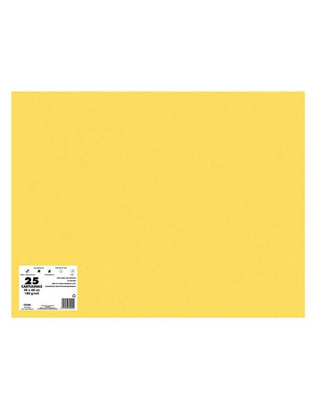 Lot de 25 cartons Dohe 180 g/m² - Format 50 x 65 cm - pH neutre - Sans chlore élémentaire - Colorants biodégradables - Couleur o