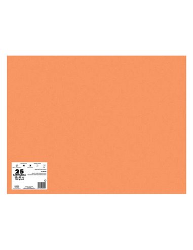 Lot de 25 cartons Dohe 180 g/m² - Format 50 x 65 cm - pH neutre - Sans chlore élémentaire - Colorants biodégradables - Couleur o