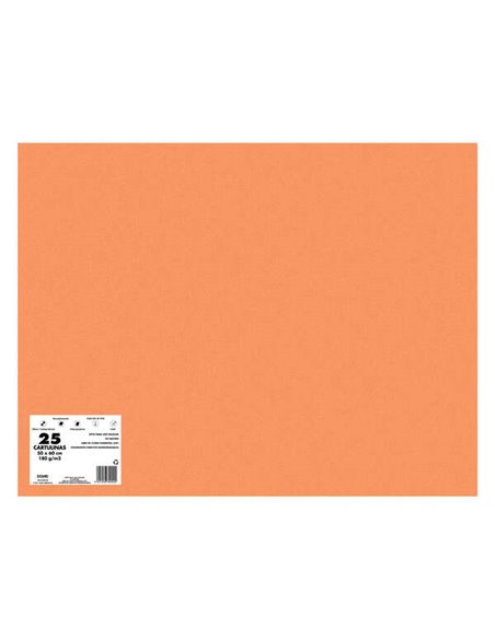 Lot de 25 cartons Dohe 180 g/m² - Format 50 x 65 cm - pH neutre - Sans chlore élémentaire - Colorants biodégradables - Couleur o