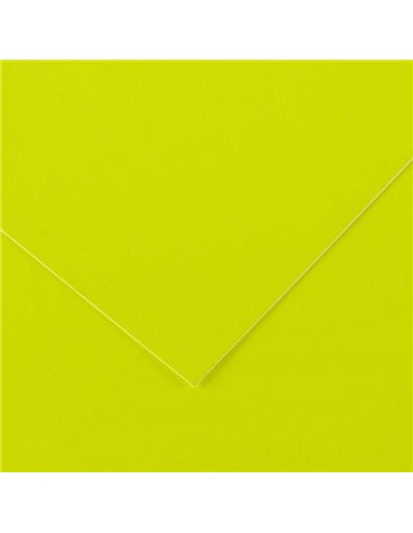 Paquet de 25 feuilles Canson Guarro Iris 185 g - 50 x 65 cm - Jaune fluo