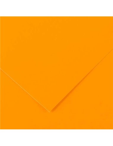 Paquet de 25 feuilles Canson Guarro Iris 185 g - 50 x 65 cm - Orange fluo