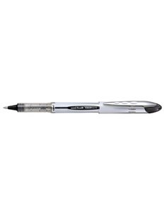 Stylo roller Uni-ball Vision Elite UB-200 à encre liquide - Stylo bille 0,8 mm - Anti-fuite - Idéal pour les voyages - Noir