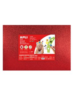 Apli Goma Eva Glitter Multicolore 600x400 - 5 Feuilles Lumineuses et Souples