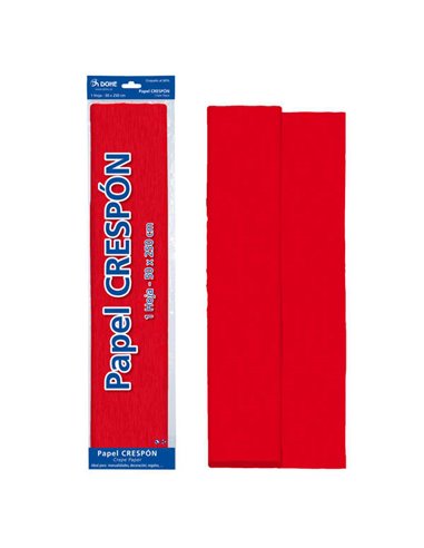 Papier crépon Dohe 30 g - 60 % crêpé - Idéal pour loisirs créatifs et décoration - Feuille 50 x 250 cm
