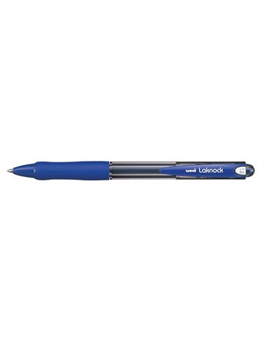Stylo à encre à base d'huile Uni-ball Laknock SN-100(10) - Pointe à bille 1 mm - Encre douce et durable - Bleu