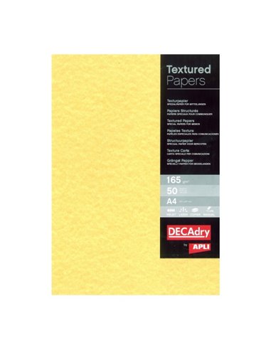 Pack de 50 feuilles de papier parchemin Apli - 165 g - Recto verso - Idéal pour invitations, diplômes et travaux manuels - Compa