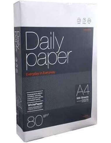 Papier Daily Paper A4 80 g, 210 x 297 mm (500 feuilles), blanc