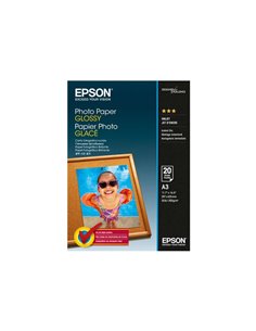 Papier photo brillant Epson A3, 20 feuilles - 297 x 420 mm - 200 g