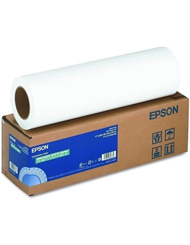 Rouleau de papier mat Epson Enhanced Matte pour traceur – 189 g, 432 mm x 30,5 m