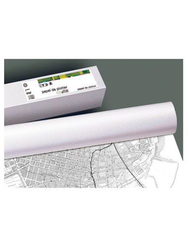 Rouleau de papier Fabrisa Plus pour traceur 90 g - Dimensions : 610 mm x 50 m