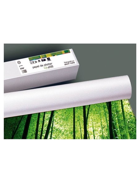 Rouleau de papier Fabrisa pour traceur Mate 140 g - Dimensions : 1 067 mm x 30 m