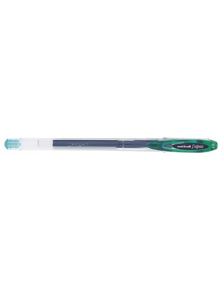 Stylo à encre gel Uni-ball Signo UM-120 - 0,7 mm - Encre résistante à l'eau et à la lumière - Vert