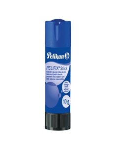 Bâton de colle Pelikan Pelifix 10 g - Idéal pour papier, carton, photographies, etc. - Ouverture facile