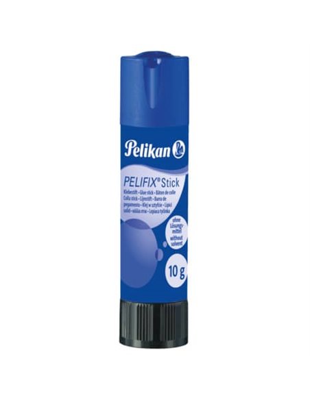 Bâton de colle Pelikan Pelifix 10 g - Idéal pour papier, carton, photographies, etc. - Ouverture facile