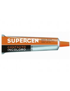 Colle de contact Supergen incolore 75 ml - Séchage rapide - Sans toluène - Résistance au vieillissement et aux UV