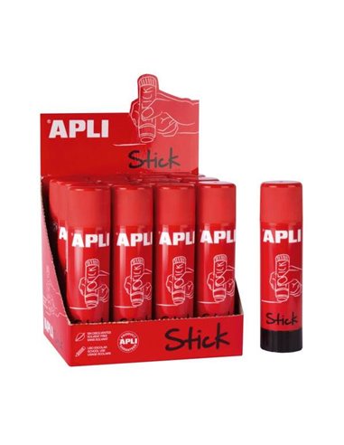 Bâton de colle Apli Adhesive 21 g - Non toxique - Séchage instantané - Ne froisse pas et ne mouille pas le papier - Convient à u