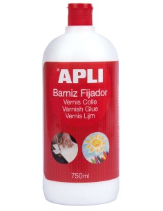 Vernis adhésif brillant Apli 750 ml - Protection longue durée - Séchage rapide - Résistant à l'eau - Transparent