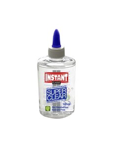 Colle super transparente Instant Classic 147 ml - Convient aux enfants et/ou à un usage domestique - Sans solvant - Transparente