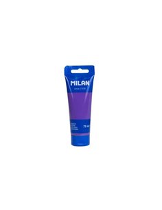 Tube de peinture acrylique Milan 75 ml - Pigments de haute qualité - Miscibles - Couleur violette