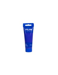 Tube de peinture acrylique Milan 75 ml - Pigments de haute qualité - Miscibles - Bleu marine