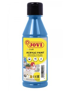 Peinture acrylique à base d'eau Jovi Jovidecor Acryl - Finition satinée - Pouvoir couvrant élevé - Application polyvalente - Rés
