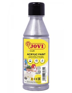 Peinture acrylique satinée Jovi Jovidecor Acryl - Haute couverture - Application facile - Résistante à l'eau et au savon - Coule