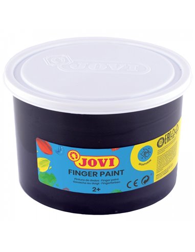 Peinture pour les doigts Jovi (bouteille de 500 ml) - Ingrédients naturels - Couleurs miscibles - Texture gélatineuse - Lavable 