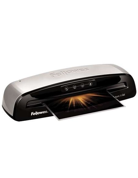 Plastifieuse Fellowes Saturn 3i A4 - Préchauffage en 1 minute - Vitesse de 300 mm/min - Épaisseur de la pochette : 125 microns