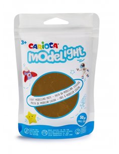 Pack Carioca Modelight 50gr Pâte à Modeler - Super Légère - Élastique - Malléable - Séchage à l'Air - Sans Dégâts - Réutilisable