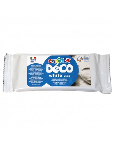 Pâte à modeler Carioca 250 g - Convient à toutes les techniques de modelage - Durcit à l'air - Facile à lisser - Peut être appli
